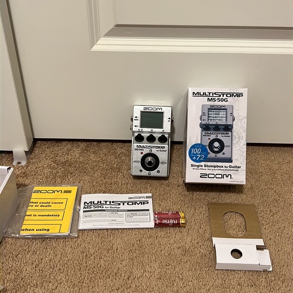 New Zoom MS-50G Guitar MultiStomp Pedal - Picture 2 of 8